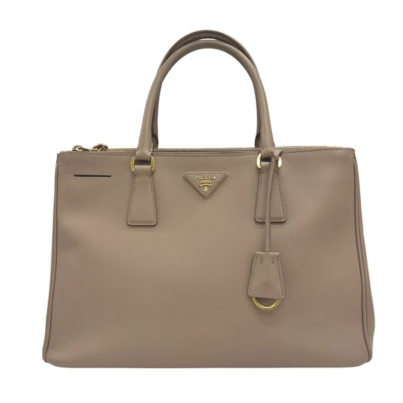 PRADA Cream Saffiano Shoulder Bag - Picture 1 of 16